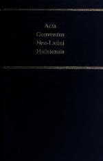 Acta Conventus Neo-Latin Hafniensis