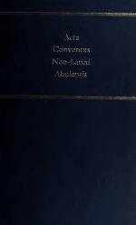 Acta Conventus Neo-Latini Abulensis