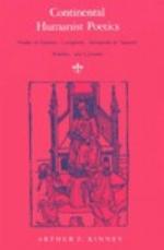 Continental Humanistic Poetics