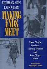 Making Ends Meet: How Single Mothers Survive Welfare and Low-Wage Work (European Studies)