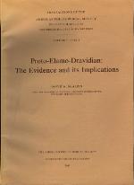 Proto Elamo Dravidian