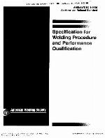 Standard for Welding Procedure &amp; Performance Qualification (B2.1-84)