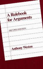 A Rulebook for Arguments