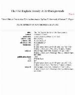 Old English Homily and Its Background