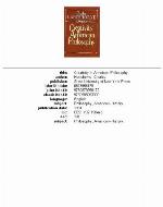 Creativity in American Philosophy