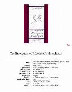 The Emergence of Whitehead's Metaphysics, 1925-1929