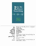 Little Bit Know Something