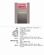 Recalcitrance, Faulkner, and the Professors