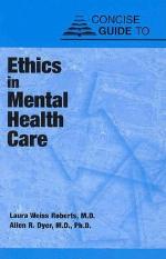 Concise Guide to Ethics in Mental Health Care