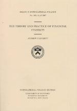The Theory And Practice Of Financial Stability