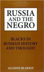 Russia and the Negro: Blacks in Russian History and Thought