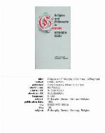 Religion and Philosophy in Germany