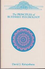 Principles of Buddhist Psychology