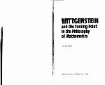 Wittgenstein and the Turning Point in the Philosophy of Mathematics