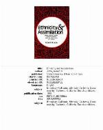 Ethnicity And Assimilation