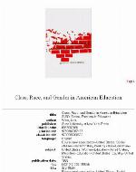 Class, Race, and Gender in American Education