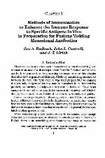 Monoclonal Antibody Protocols (Methods in Molecular Biology, Vol 45)
