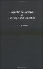 Linguistic Perspectives on Language and Education
