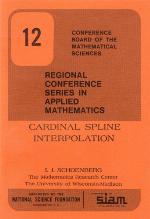 Cardinal Spline Interpolation