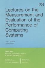 Lectures on the Measurement and Evaluation of the Performance of Computing Systems