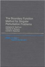 The Boundary Function Method for Singular Perturbed Problems
