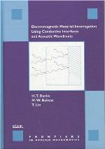 Electromagnetic Material Interrogation Using Conductive Interfaces and Acoustic Wavefronts