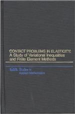 Contact Problems in Elasticity