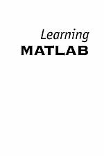 Learning MATLAB