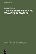 The History Of Final Vowels In English