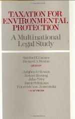Taxation for Environmental Protection