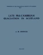 Late Pre-Cambrian glaciation in Scotland