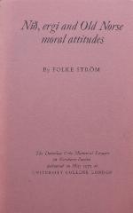 Nið, ergi and Old Norse moral attitudes
