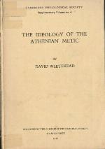 The Ideology Of The Athenian Metic