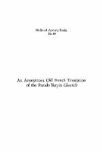 An  Anonymous Old French Translation of the Pseudo-Turpin Chronicle