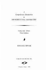 A Comprehensive Introduction to Differential Geometry, Volume 2