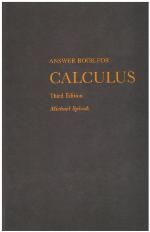 Answer Book for Calculus
