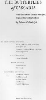 Butterflies of Cascadia