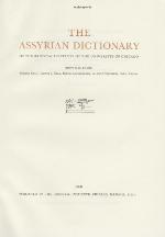 Assyrian Dictionary of the Oriental Institute of the University of Chicago/a Part 2 (Assyrian Dictionary of the Oriental Institute of the Univers) (Assyrian ... of the Oriental Institute of the Univers)