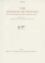 Assyrian Dictionary of the Oriental Institute of the University of Chicago, Volume 7, I/J