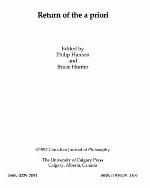 Return of the a Priori (Canadian Journal of Philosophy)