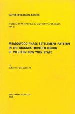 Meadowood Phase Settlement Pattern in the Niagara Frontier Region of Western New York State