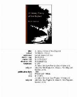 A Literary History of New England