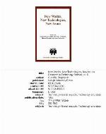 New Worlds, New Technologies, New Issues