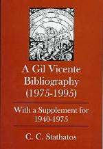 A Gil Vicente Bibliography, 1975-1995