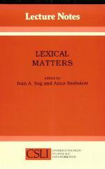 Lexical Matters