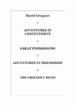 Adventures in Contentment