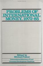 Problems of International Money, 1972-85