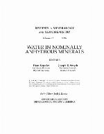 Water in Nominally Anhydrous Minerals
