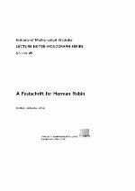 A Festschrift For Herman Rubin