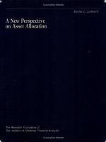 A New Perspective on Asset Allocation